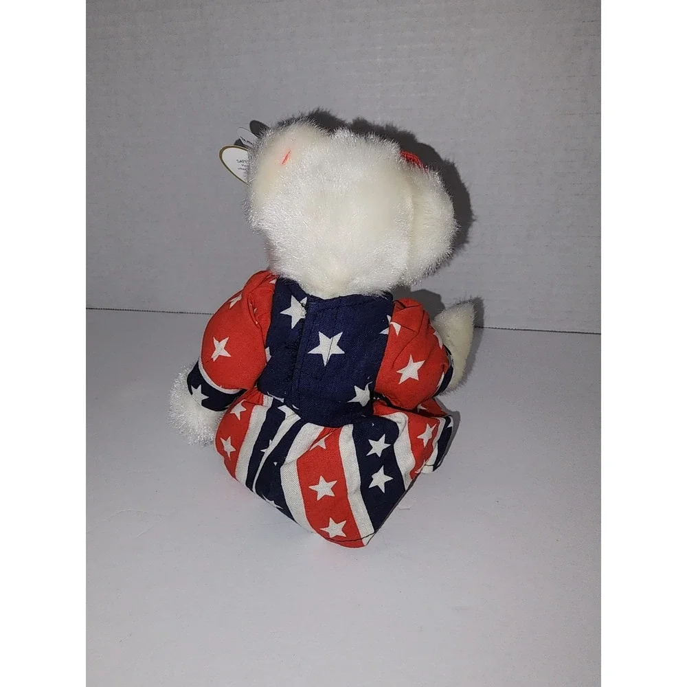 ty Franny Attic Treasures Beanie Babies‎ Bear Patriotic 1993